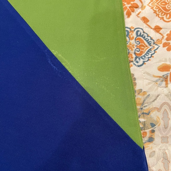 Colorblock Maxi Dress by Rolando Santana Large - Picture 6 of 7